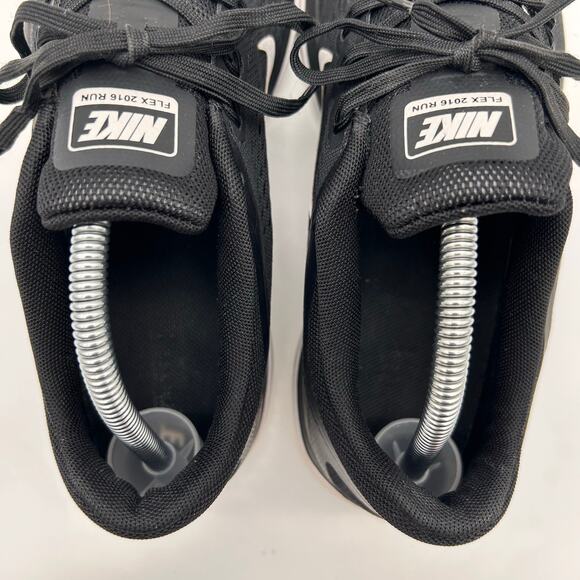 Nike Flex 2016 Run Shoes Women's 11 Black Athletic Running Sneakers 830751-001 - Picture 6 of 8